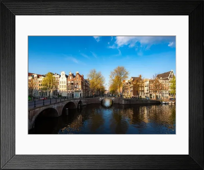 Framed Print : Canals of Amsterdam during sunset in Netherlands. Amsterdam is the capital and most populous city of the Netherlands. Landscape and culture travel, or Framed Print : Canals of Amsterdam during sunset in Netherlands. Amsterdam is the capital and most populous city of the Netherlands. Landscape and culture travel, or