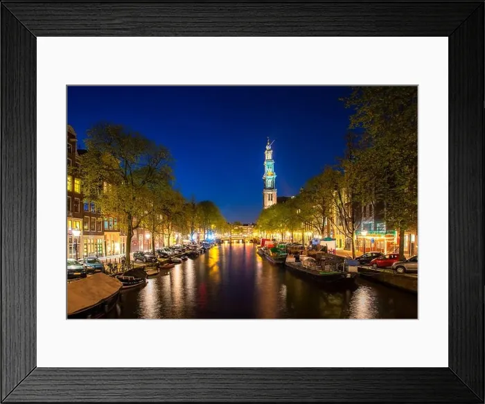 Framed Print : Canals of Amsterdam during twilight in Netherlands. Amsterdam is the capital and most populous city of the Netherlands. Landscape and culture travel Framed Print : Canals of Amsterdam during twilight in Netherlands. Amsterdam is the capital and most populous city of the Netherlands. Landscape and culture travel