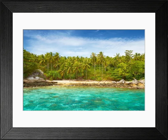 Framed Print : Thailand - small island at Phang Nga Bay Framed Print : Thailand - small island at Phang Nga Bay