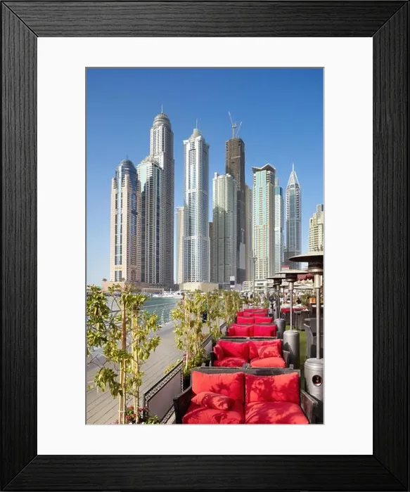 Framed Print : Dubai - Marina, United Arab Emirates Framed Print : Dubai - Marina, United Arab Emirates