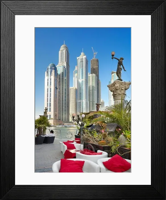 Framed Print : Dubai - Marina, United Arab Emirates Framed Print : Dubai - Marina, United Arab Emirates