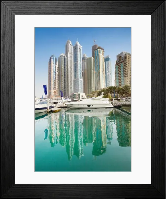 Framed Print : Dubai city - Marina, United Arab Emirates Framed Print : Dubai city - Marina, United Arab Emirates