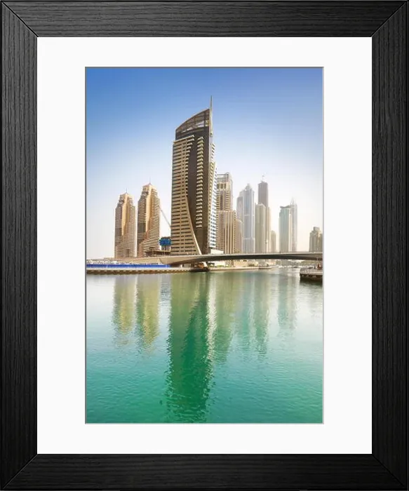 Framed Print : Dubai city - Marina, United Arab Emirates Framed Print : Dubai city - Marina, United Arab Emirates
