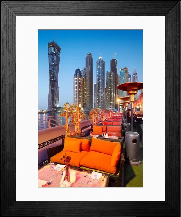 Framed Print : Dubai - Marina, United Arab Emirates Framed Print : Dubai - Marina, United Arab Emirates