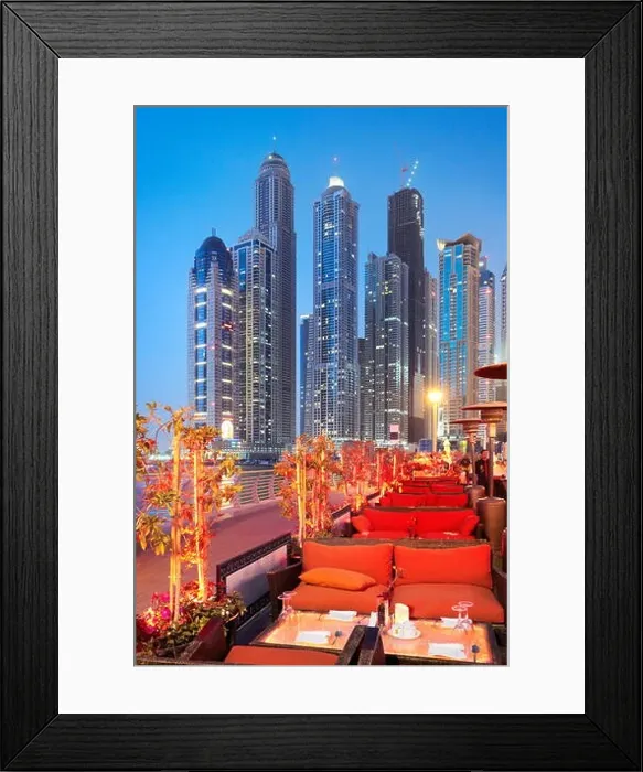 Framed Print : Dubai - Marina, United Arab Emirates Framed Print : Dubai - Marina, United Arab Emirates