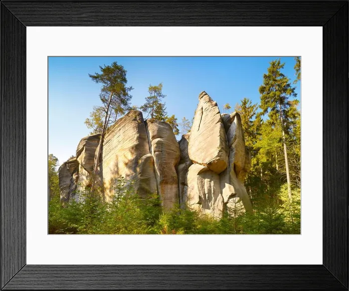 Framed Print : Adrspach-Rock town, Teplicke Rocks, Czech Republic Framed Print : Adrspach-Rock town, Teplicke Rocks, Czech Republic