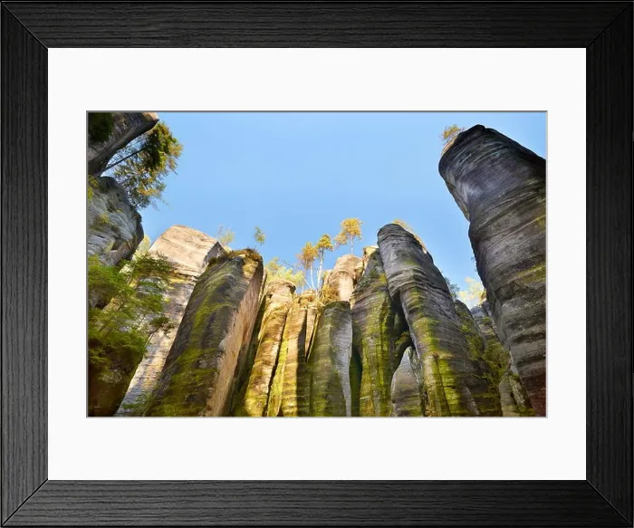 Framed Print : Adrspach Rock Town, Teplicke Rocks, Czech Republic Framed Print : Adrspach Rock Town, Teplicke Rocks, Czech Republic