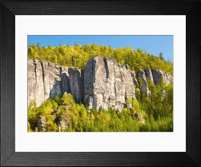 Framed Print : Adrspach Rock Mountains, Teplicke Rocks, Czech Republic Framed Print : Adrspach Rock Mountains, Teplicke Rocks, Czech Republic