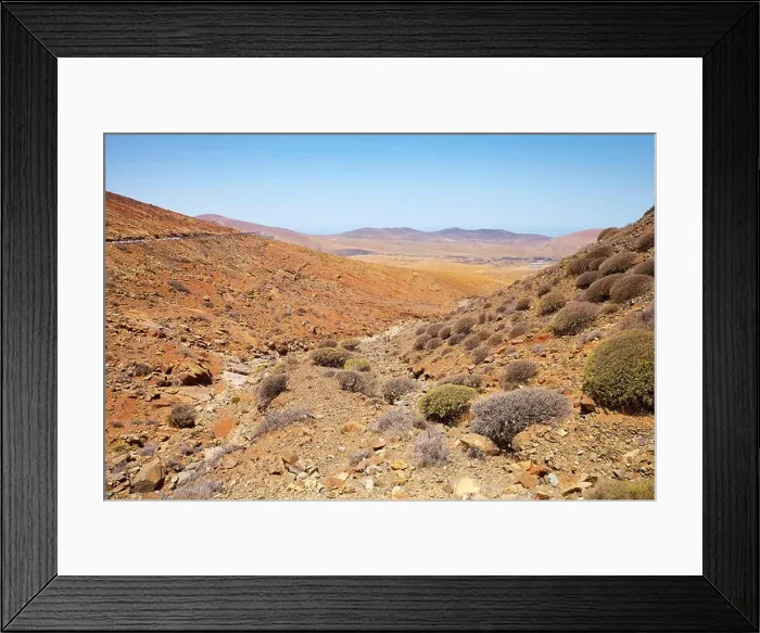 Framed Print : Fuerteventura Island, landscape of Park Natural de Betancuria, Spain, Canary Islands Framed Print : Fuerteventura Island, landscape of Park Natural de Betancuria, Spain, Canary Islands