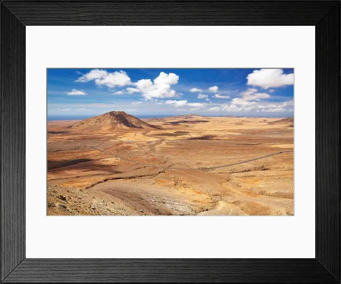 Framed Print : Fuerteventura Island, Landscape of Park Natural de Betancuria, Canary Islands, Spain Framed Print : Fuerteventura Island, Landscape of Park Natural de Betancuria, Canary Islands, Spain