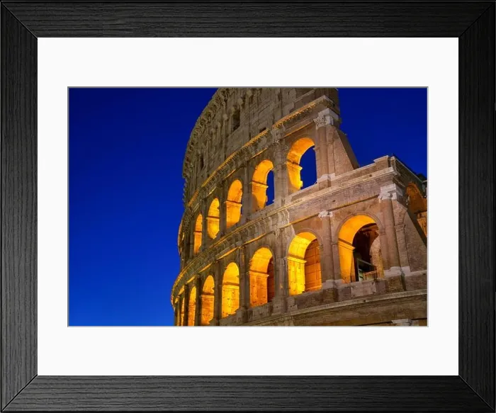 Framed Print : Colosseum at sunset, Rome. Rome best known architecture and landmark. Rome Colosseum is one of the main attractions of Rome and Italy Framed Print : Colosseum at sunset, Rome. Rome best known architecture and landmark. Rome Colosseum is one of the main attractions of Rome and Italy