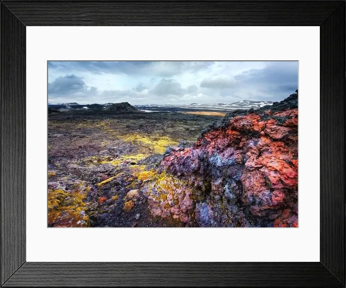 Framed Print : Lavas field in the geothermal valley Leirhnjukur, near Krafla volcano, Iceland, Europe. Landscape photography Framed Print : Lavas field in the geothermal valley Leirhnjukur, near Krafla volcano, Iceland, Europe. Landscape photography
