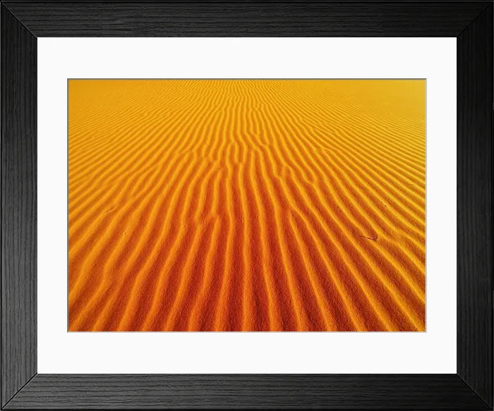 Framed Print : Sand dune in Sahara Desert Framed Print : Sand dune in Sahara Desert