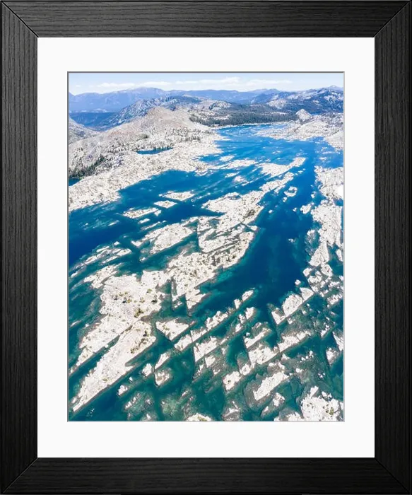 Framed Print : A beautiful mountain lake is found amid the Sierra Nevada Mountains in California. This wilderness area is not too far from Lake Tahoe Framed Print : A beautiful mountain lake is found amid the Sierra Nevada Mountains in California. This wilderness area is not too far from Lake Tahoe