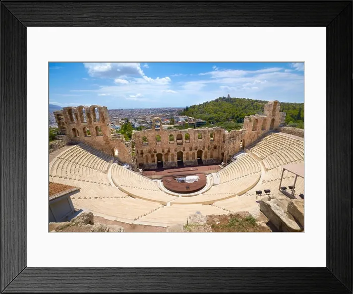 Framed Print : Athens - Theatre of Dionysus (Herodes Atticus) at the Acropolis, Greece Framed Print : Athens - Theatre of Dionysus (Herodes Atticus) at the Acropolis, Greece