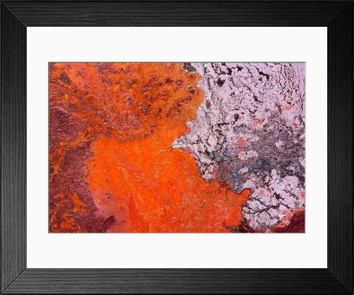 Framed Print : Abstract painting color texture. Red and purple colos, close up Framed Print : Abstract painting color texture. Red and purple colos, close up