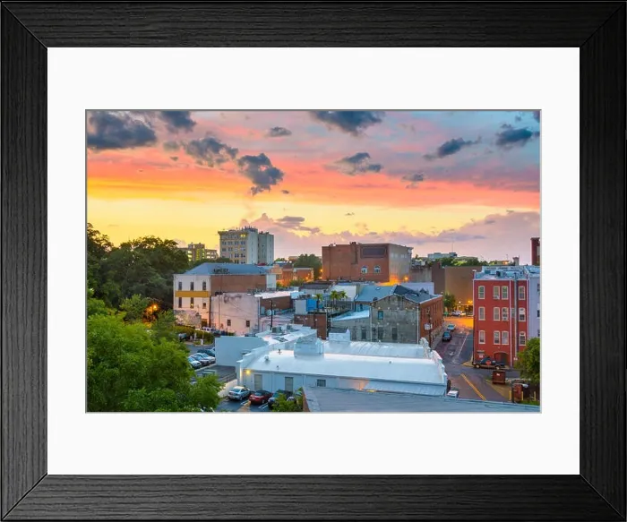 Framed Print : Athens, Georgia, USA downtown cityscape Framed Print : Athens, Georgia, USA downtown cityscape