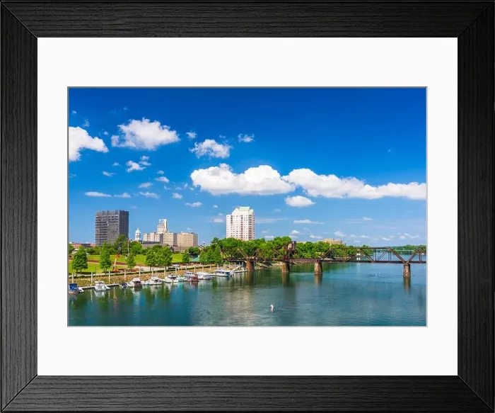 Framed Print : Augusta, Georgia, USA downtown city skyline in the daytime Framed Print : Augusta, Georgia, USA downtown city skyline in the daytime