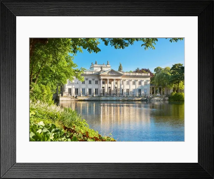 Framed Print : Lazienki Royal Palace in Warsaw, Poland Framed Print : Lazienki Royal Palace in Warsaw, Poland