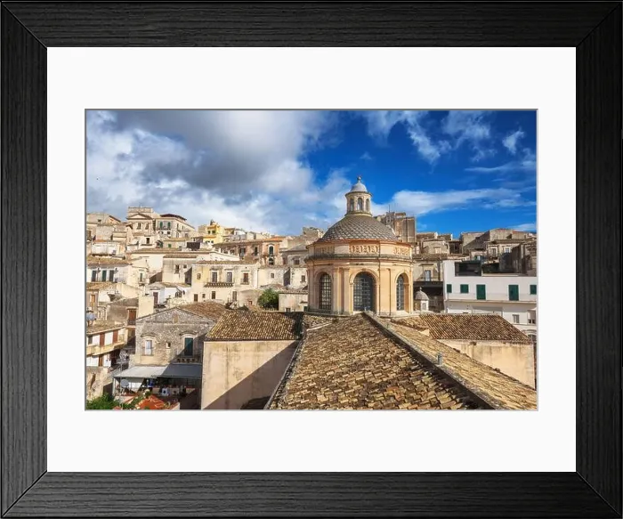 Framed Print : Modica, Sicily, Italy from the Cathedral of San Giorgio Framed Print : Modica, Sicily, Italy from the Cathedral of San Giorgio