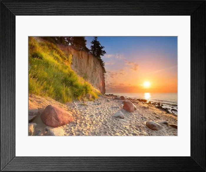 Framed Print : Baltic coast near the Gdynia, Poland Framed Print : Baltic coast near the Gdynia, Poland