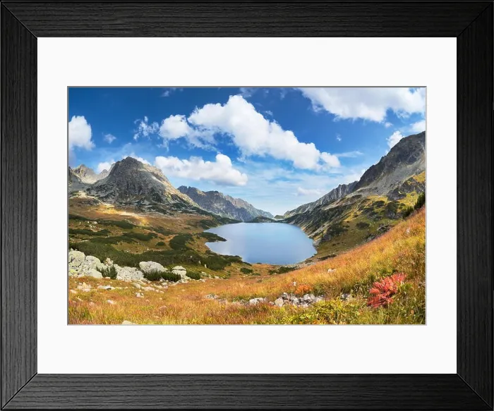 Framed Print : Tatra Mountains, Five Lakes Valley, Poland Framed Print : Tatra Mountains, Five Lakes Valley, Poland