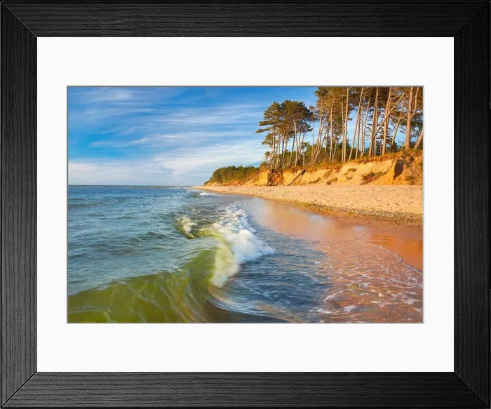 Framed Print : Baltic Sea landscape, Pomerania, Poland Framed Print : Baltic Sea landscape, Pomerania, Poland