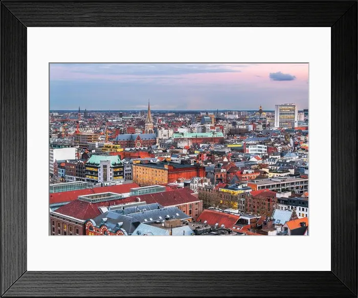 Framed Print : Antwerp, Belgium downtown cityscape at dusk Framed Print : Antwerp, Belgium downtown cityscape at dusk