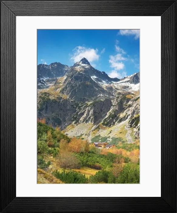 Framed Print : Autumn in Kiezmarska Valley, Tatra Mountains, Slovakia Framed Print : Autumn in Kiezmarska Valley, Tatra Mountains, Slovakia