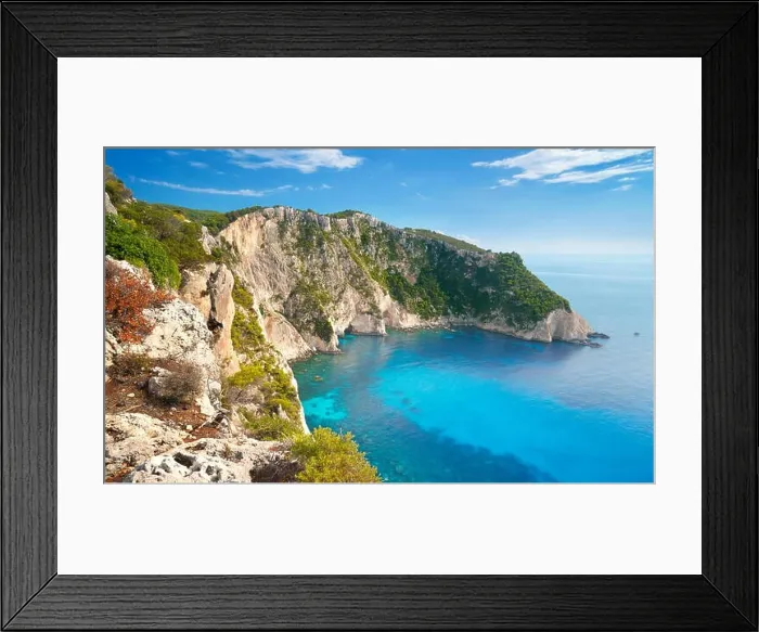 Framed Print : Greece - Zakynthos Island, Ionian Sea, Keri Cape Framed Print : Greece - Zakynthos Island, Ionian Sea, Keri Cape