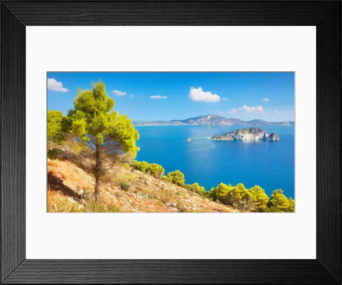 Framed Print : Greece - Zakynthos Island, Ionian Sea, Marathonisi Island, where the caretta sea turtle lays its eggs Framed Print : Greece - Zakynthos Island, Ionian Sea, Marathonisi Island, where the caretta sea turtle lays its eggs