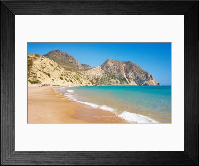 Framed Print : Kos - Dodecanese Islands, Greece, Kavo Paradise beach Framed Print : Kos - Dodecanese Islands, Greece, Kavo Paradise beach