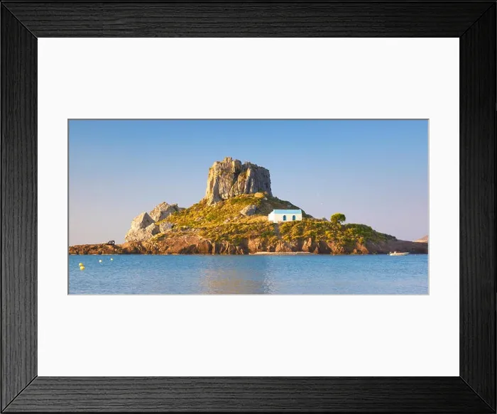 Framed Print : Kos - Dodecanese Islands, Greece, view to Kastri Island Framed Print : Kos - Dodecanese Islands, Greece, view to Kastri Island