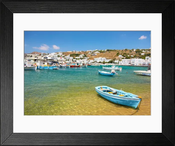 Framed Print : Mykonos - Cyclades Islands, Greece Framed Print : Mykonos - Cyclades Islands, Greece