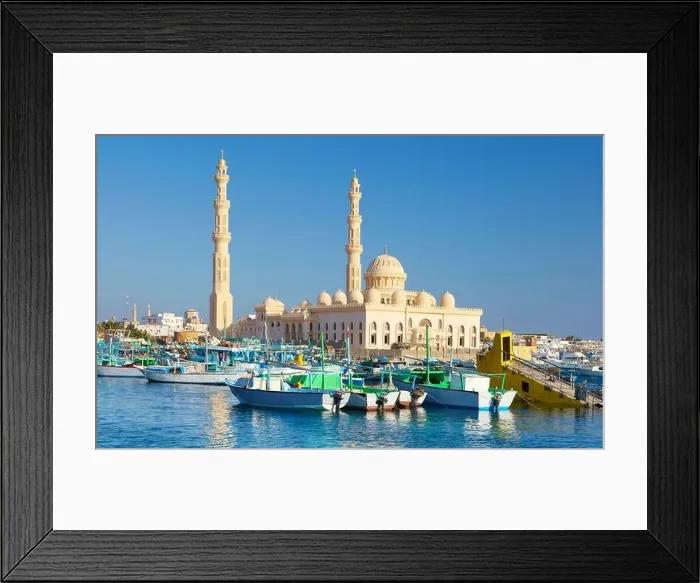 Framed Print : Egypt - Hurghada, Marina Framed Print : Egypt - Hurghada, Marina