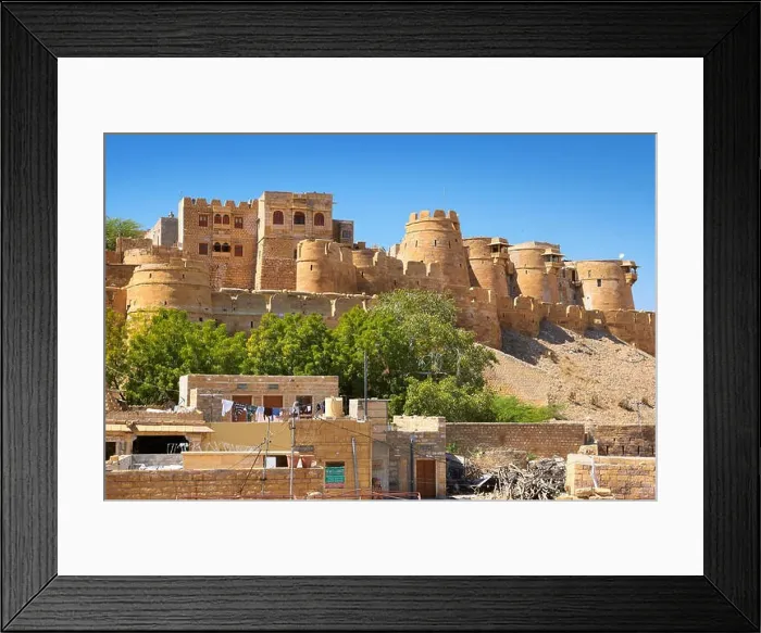 Framed Print : External view of Jaisalmer Fort, Jaisalmer, Rajasthan, India Framed Print : External view of Jaisalmer Fort, Jaisalmer, Rajasthan, India