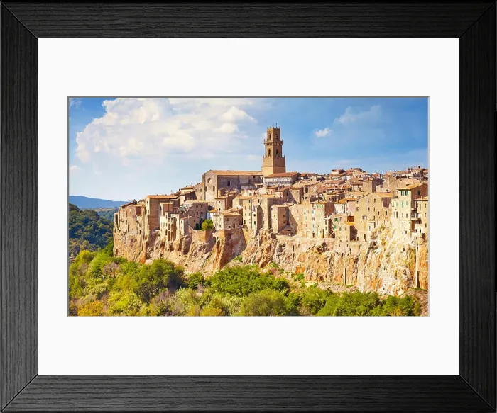 Framed Print : Pitigliano cityscape, Tuscany, Italy Framed Print : Pitigliano cityscape, Tuscany, Italy