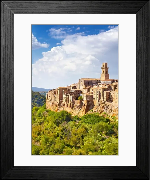 Framed Print : Pitigliano cityscape, Tuscany, Italy Framed Print : Pitigliano cityscape, Tuscany, Italy