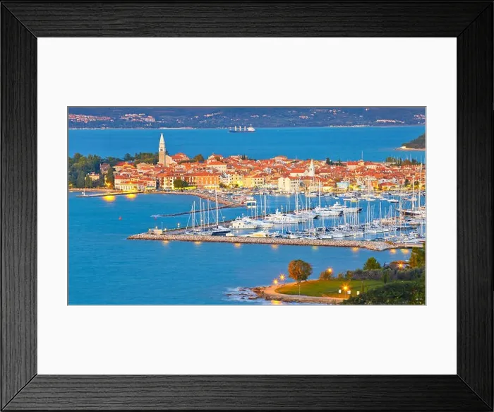 Framed Print : Harbor at Izola, Slovenia Framed Print : Harbor at Izola, Slovenia