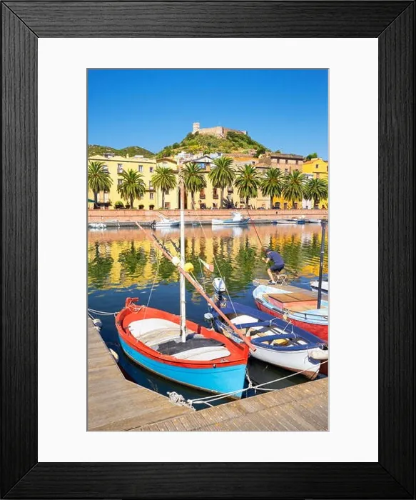 Framed Print : Bosa Old Town, Sardegna (Sardinia Island), Italy Framed Print : Bosa Old Town, Sardegna (Sardinia Island), Italy