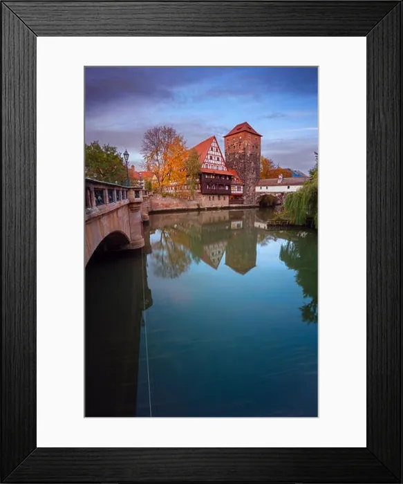Framed Print : Nuremberg, Germany. Cityscape image of old town Nuremberg, Germany during autumn sunset Framed Print : Nuremberg, Germany. Cityscape image of old town Nuremberg, Germany during autumn sunset