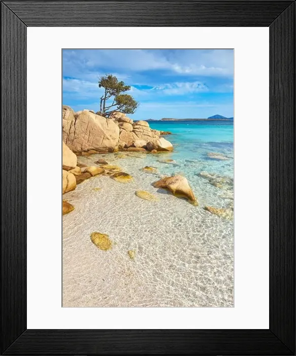 Framed Print : Sardinia Island - Punta dei Capriccioli Beach, Italy Framed Print : Sardinia Island - Punta dei Capriccioli Beach, Italy