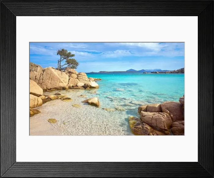 Framed Print : Punta dei Capriccioli Beach, Sardinia Island, Italy Framed Print : Punta dei Capriccioli Beach, Sardinia Island, Italy