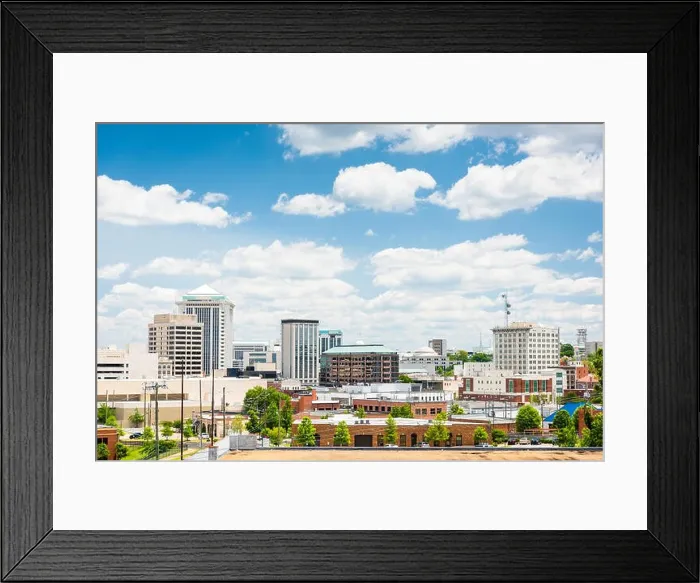 Framed Print : Montgomery, Alabama, USA downtown skyline at twilight Framed Print : Montgomery, Alabama, USA downtown skyline at twilight