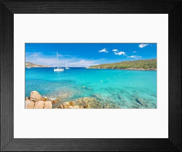 Framed Print : Cala Portese Beach, Caprera Island, Sardinia, Italy Framed Print : Cala Portese Beach, Caprera Island, Sardinia, Italy