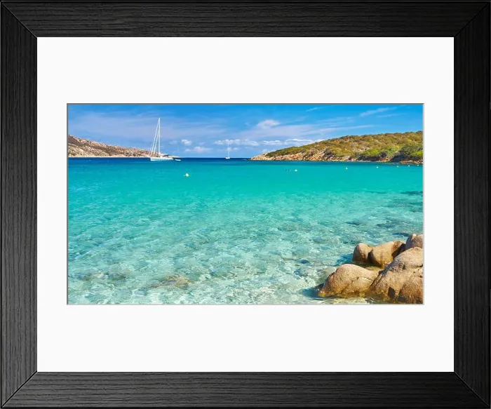 Framed Print : Cala Portese Beach, Caprera Island, Sardinia, Italy Framed Print : Cala Portese Beach, Caprera Island, Sardinia, Italy