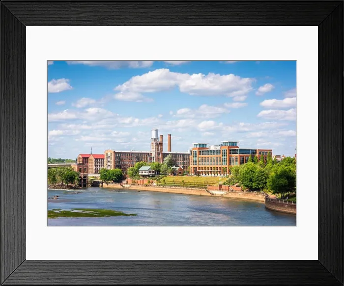 Framed Print : Columbus, Georgia, USA downtown skyline on the river Framed Print : Columbus, Georgia, USA downtown skyline on the river