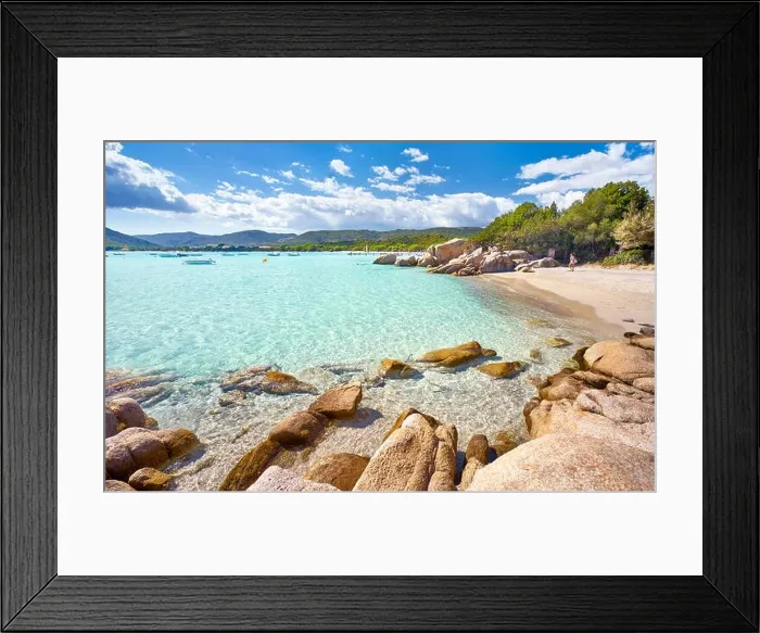 Framed Print : Corsica Island - Santa Giulia Beach, Porto-Vecchio, East Coast, France Framed Print : Corsica Island - Santa Giulia Beach, Porto-Vecchio, East Coast, France