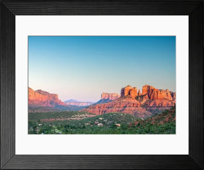 Framed Print : Sedona, Arizona, USA at Red Rock State Park at dusk Framed Print : Sedona, Arizona, USA at Red Rock State Park at dusk