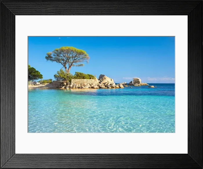 Framed Print : Palombaggia Beach, Porto-Vecchio, East Coast of Corsica Island, France Framed Print : Palombaggia Beach, Porto-Vecchio, East Coast of Corsica Island, France